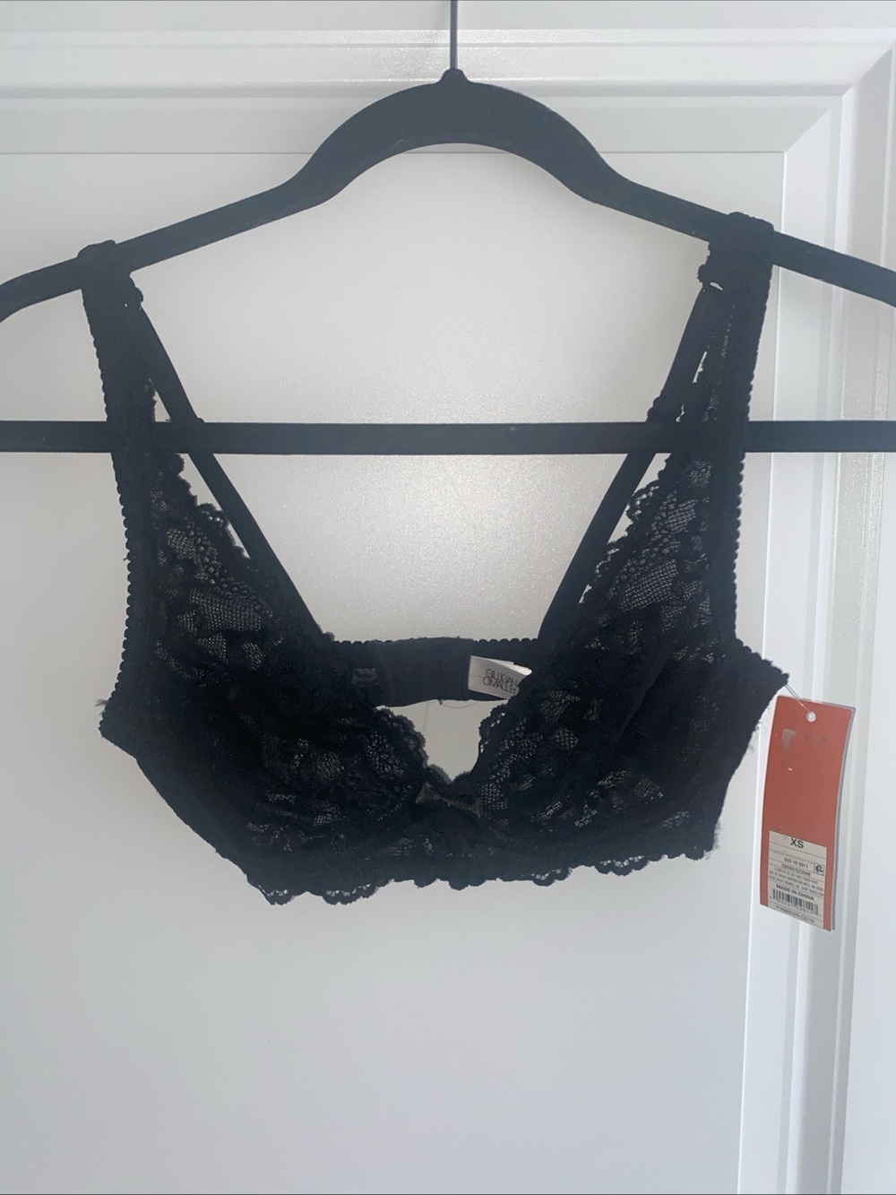 Gilligan & O'Malley Black Lace  Bra Size XS‎